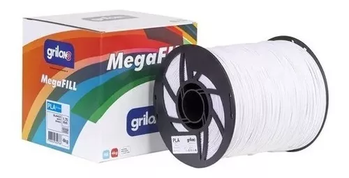 Grilon3 Filamento 3D Megafill PLA 1.75mm – Rollo x4 KG – Proyecto Color