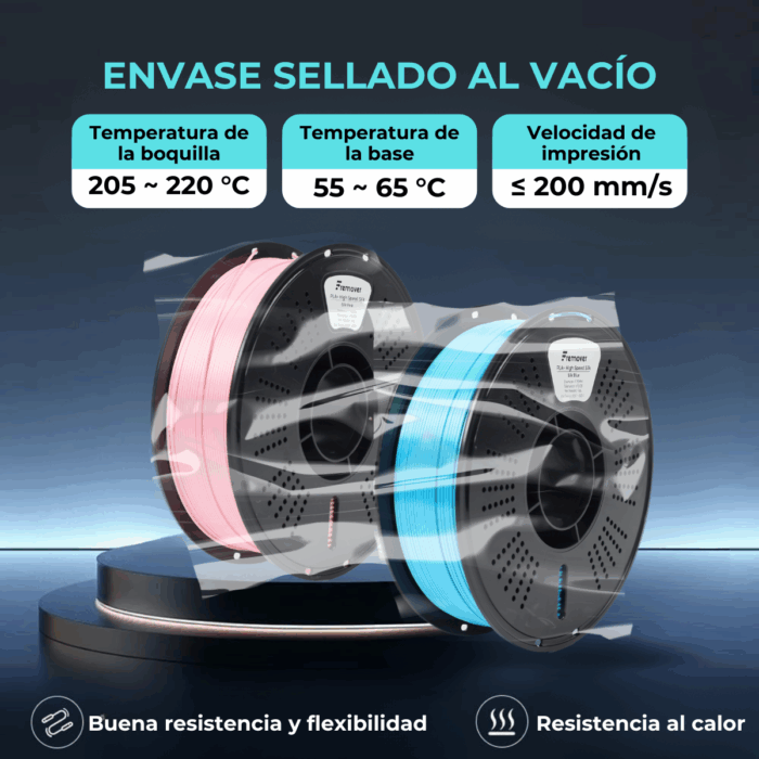 Fremover Filamento PLA+ High Speed SILK x1 Kg. - Imagen 4