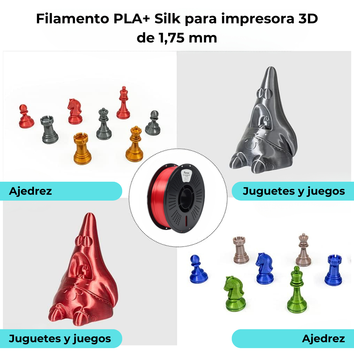 Fremover Filamento PLA+ High Speed SILK x1 Kg. - Imagen 2