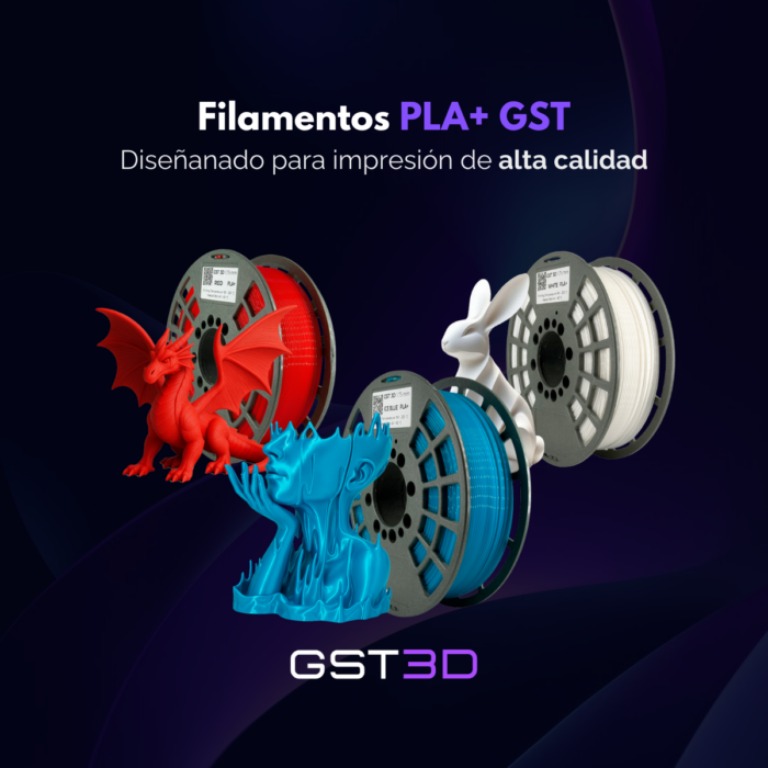 GST3D Filamento PLA+ Rollo x1 KG - Imagen 4