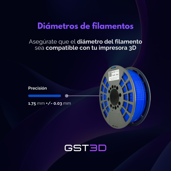 GST3D Filamento PLA+ Rollo x1 KG - Imagen 5